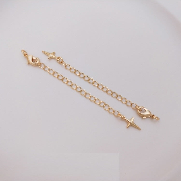 Lobster Clasp with Extended Chain-5pcs