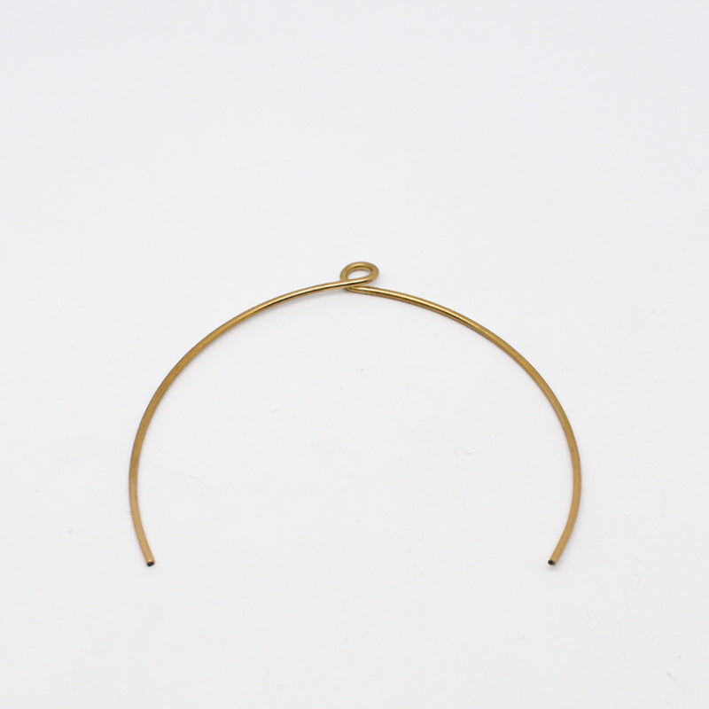 10pcs Brass Circle Connector Hoops
