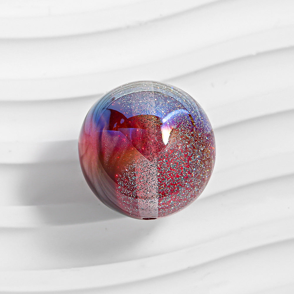 خرز دائري - سلسلة Galaxy Splatter 