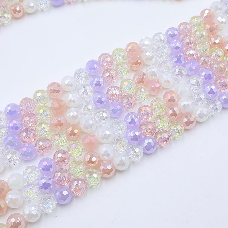 Premium 10MM Disco Round Beads - Rainbow Series