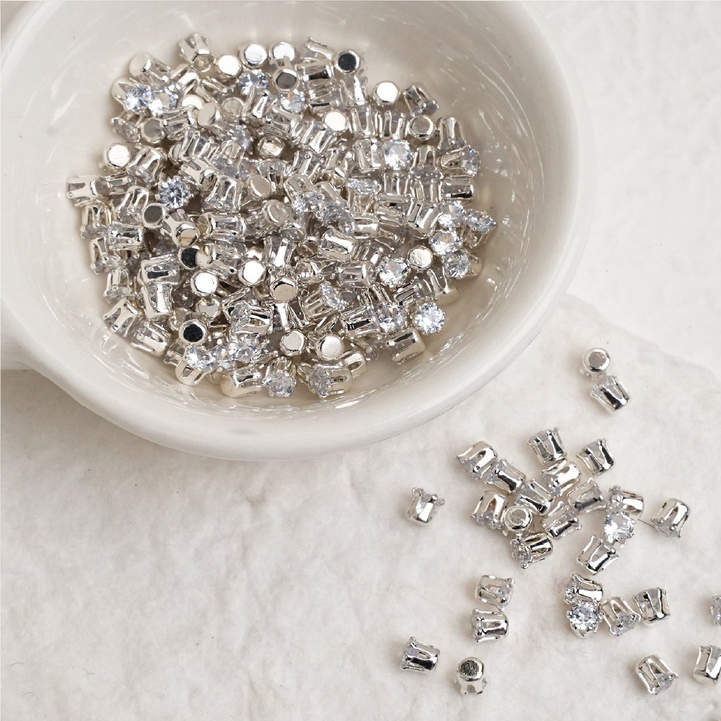 3MM Round Zircon Beads