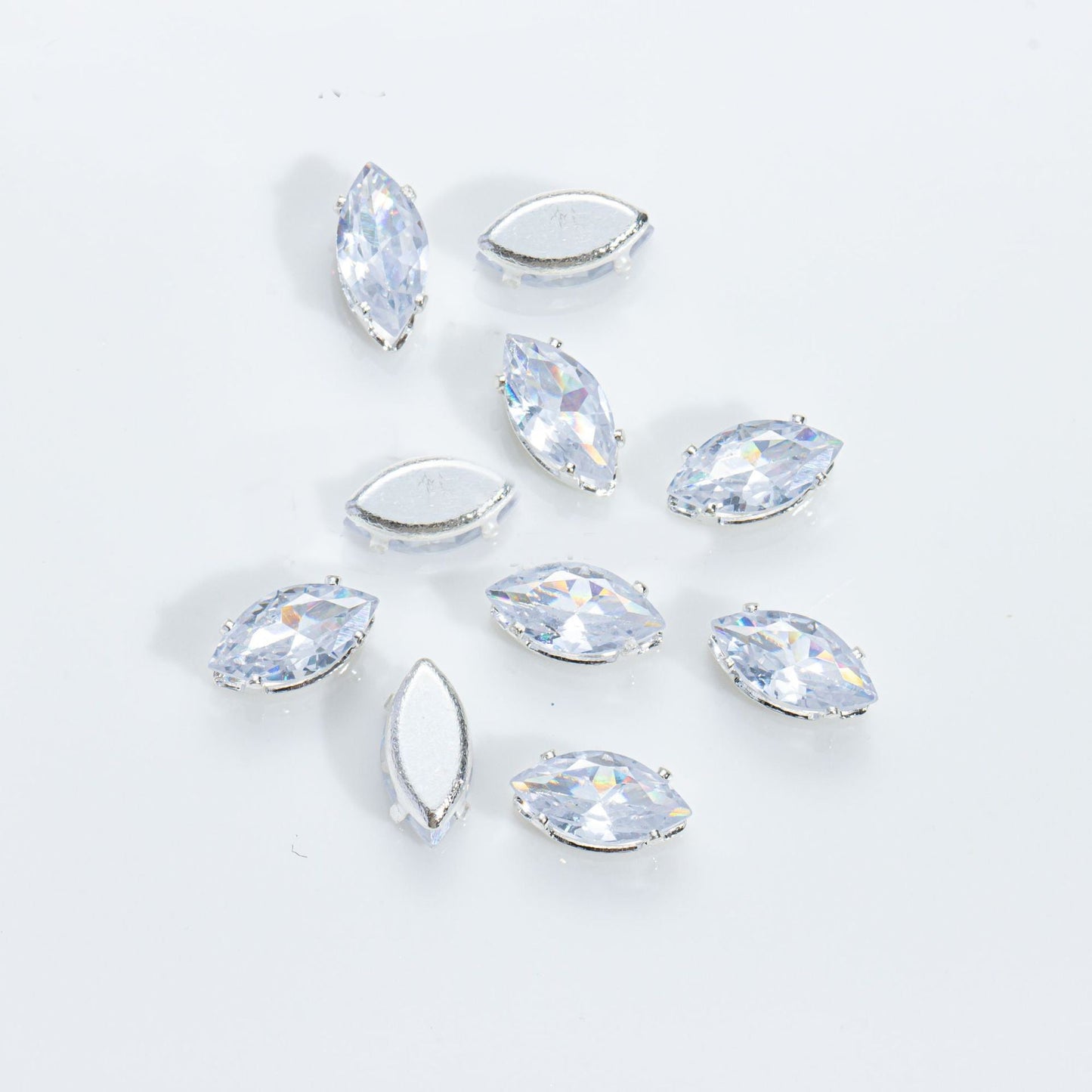 5x10mm Marquise Cut Rhinestone Beads