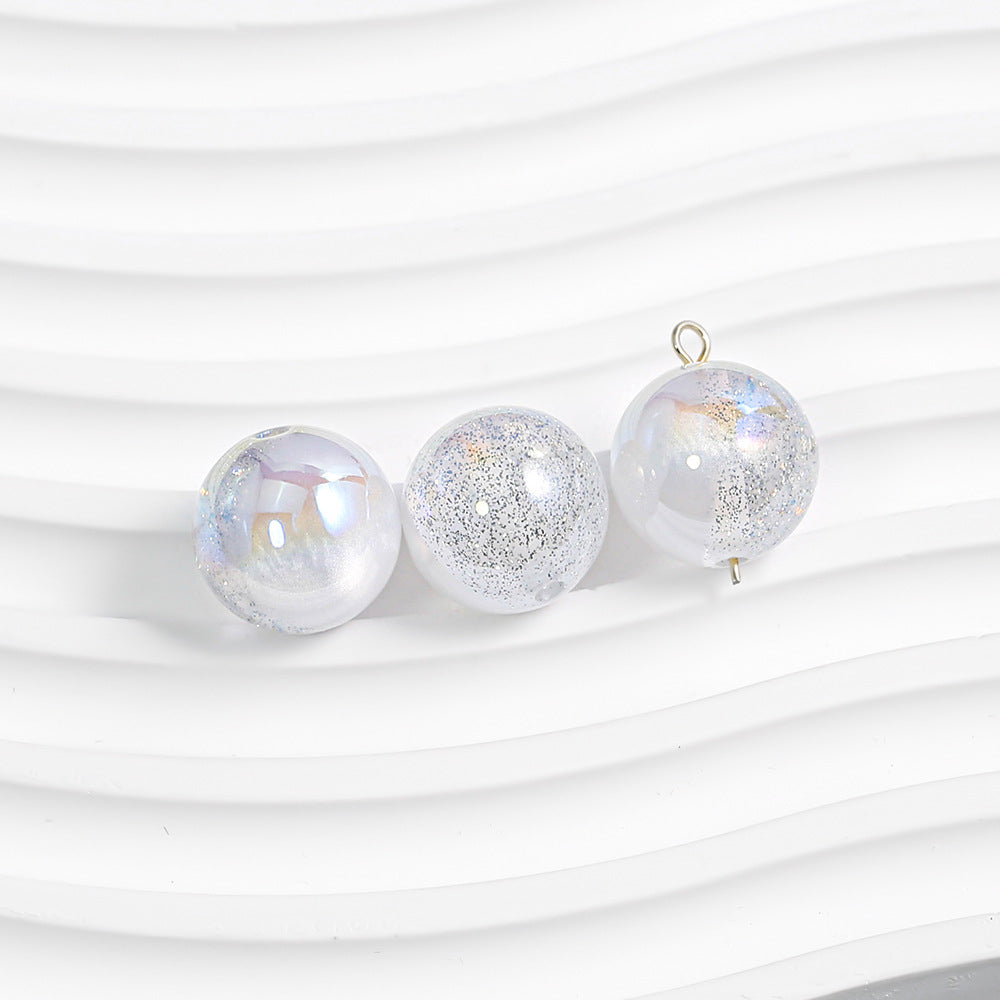 خرز دائري - سلسلة Galaxy Splatter 