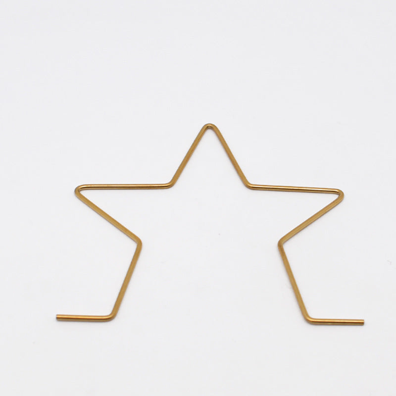 10pcs Brass Circle Connector Hoops