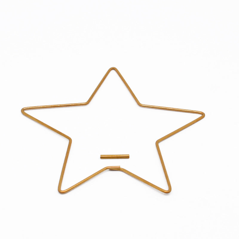10pcs Brass Circle Connector Hoops