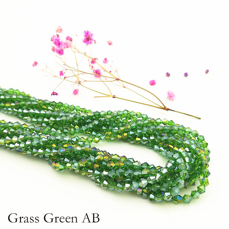 10 Strands 5/6/8mm Bicone Crystal Beads