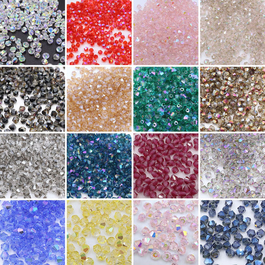 4mm Bicone Crystal Beads