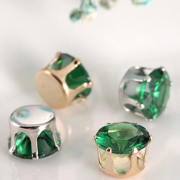 8MM Round Prong-Set CZ