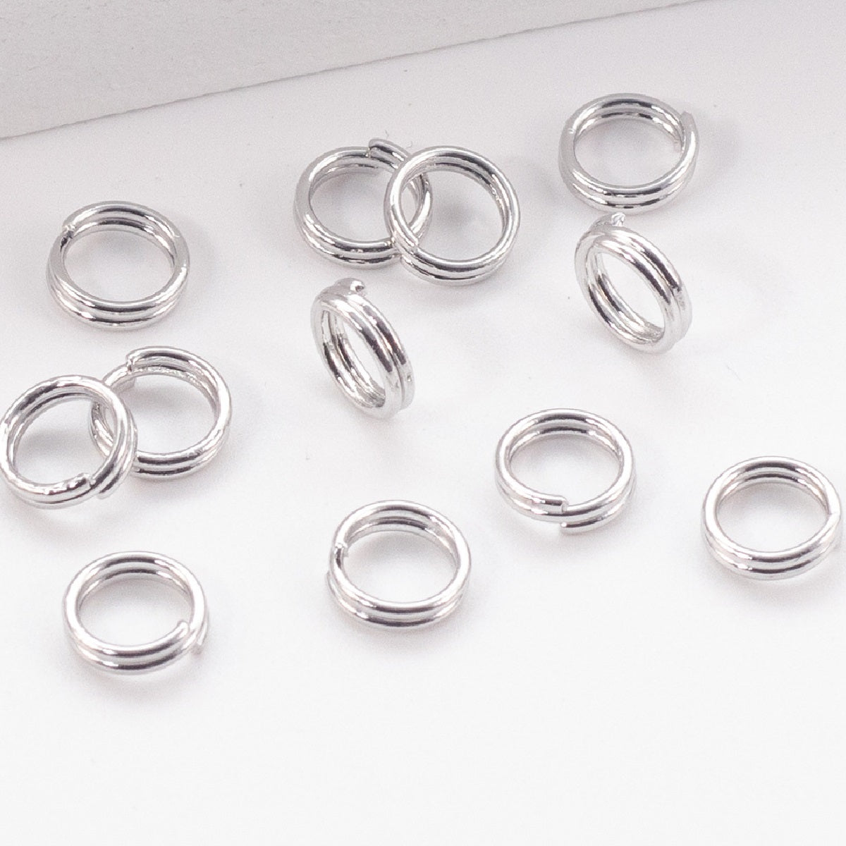 100pcs Double Split Jump Rings