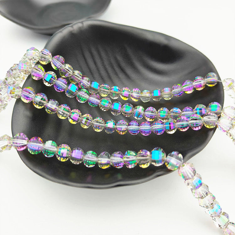 Premium 8MM Oval Round Crystal Beads