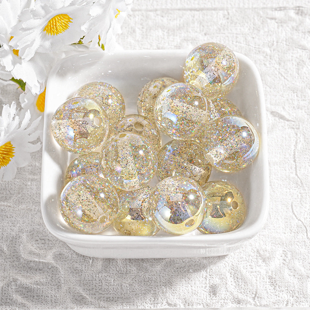 خرز دائري - سلسلة الليزر الهولوغرافي 