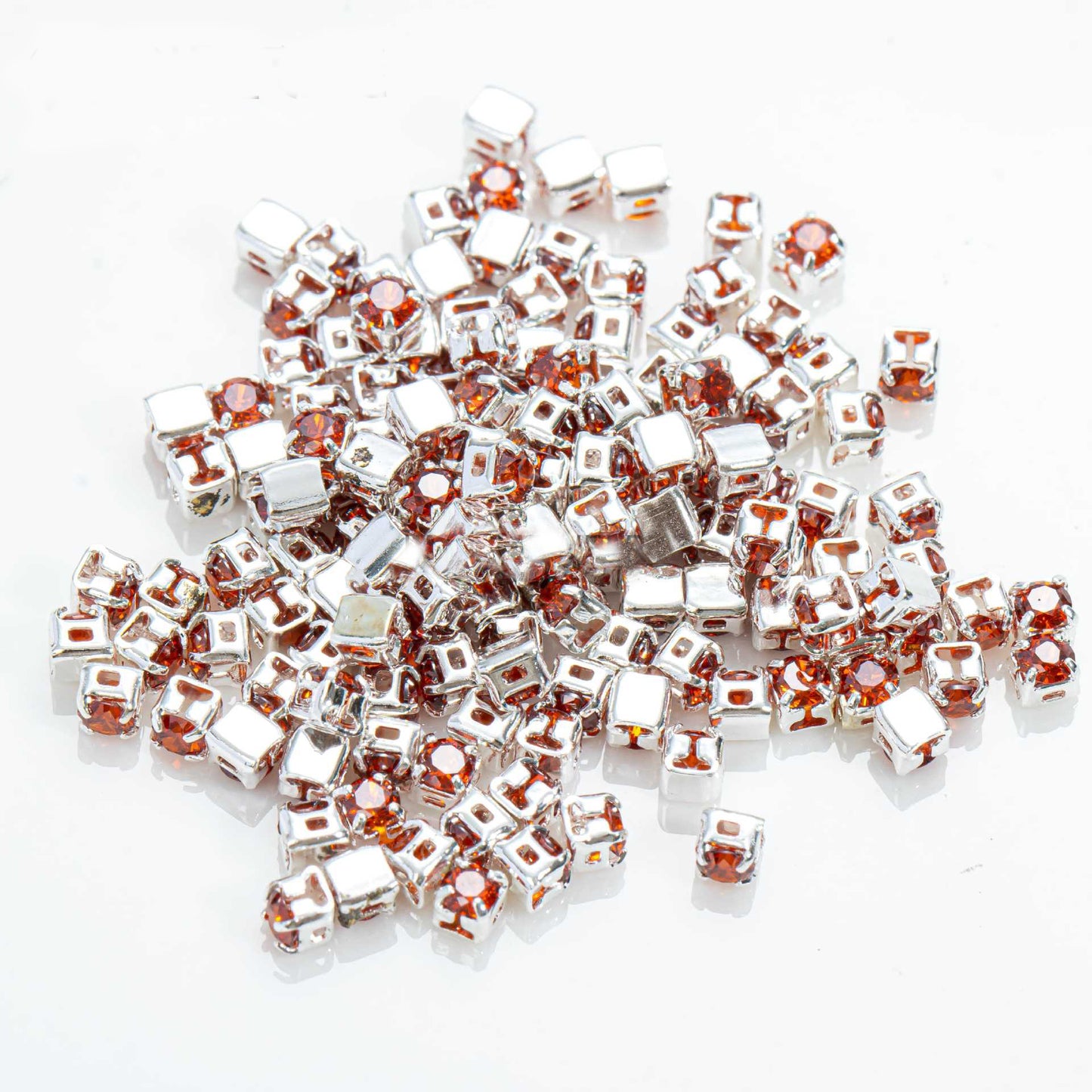 2mm Round Zircon Beads
