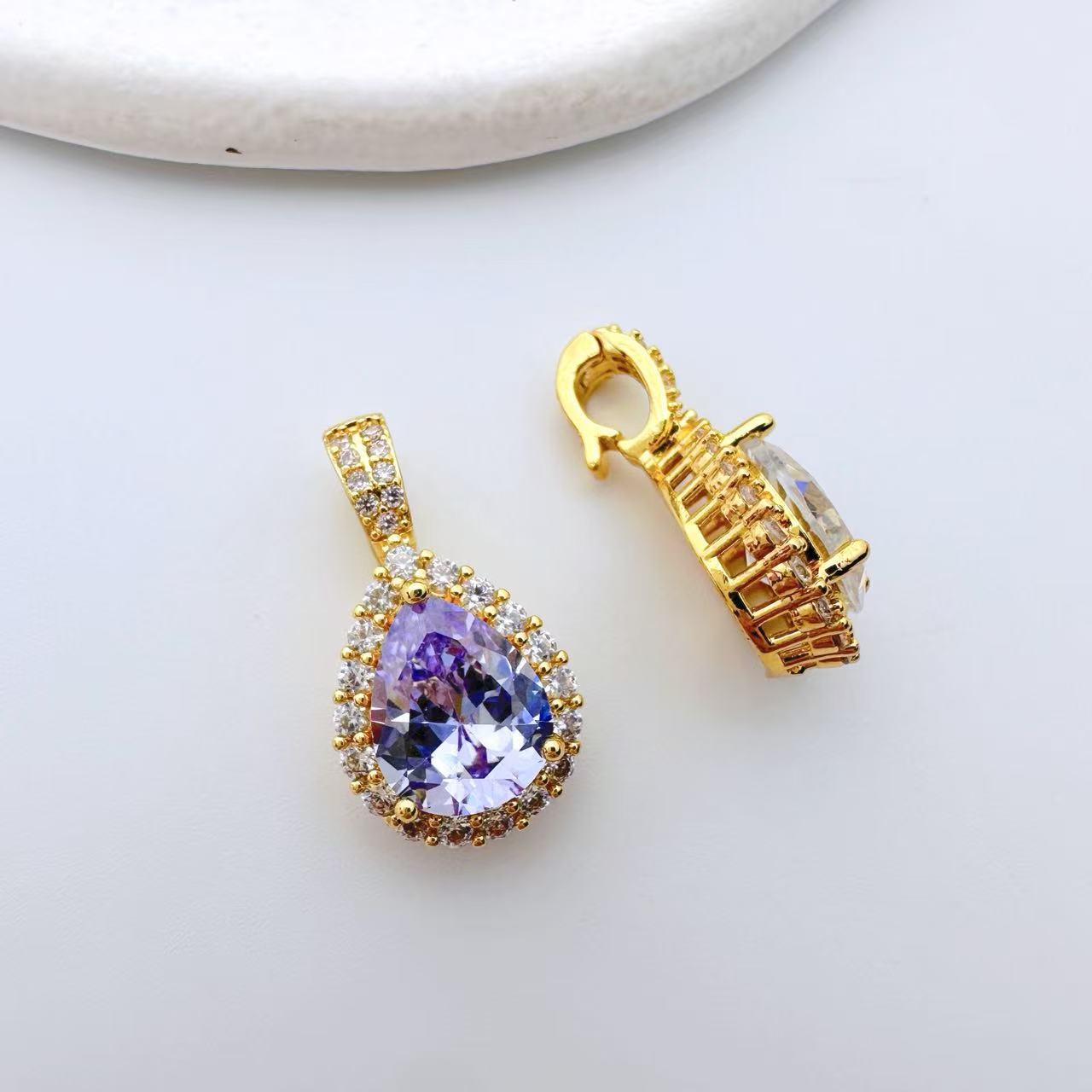 Teardrop Pendent Connection Closure/Clasp