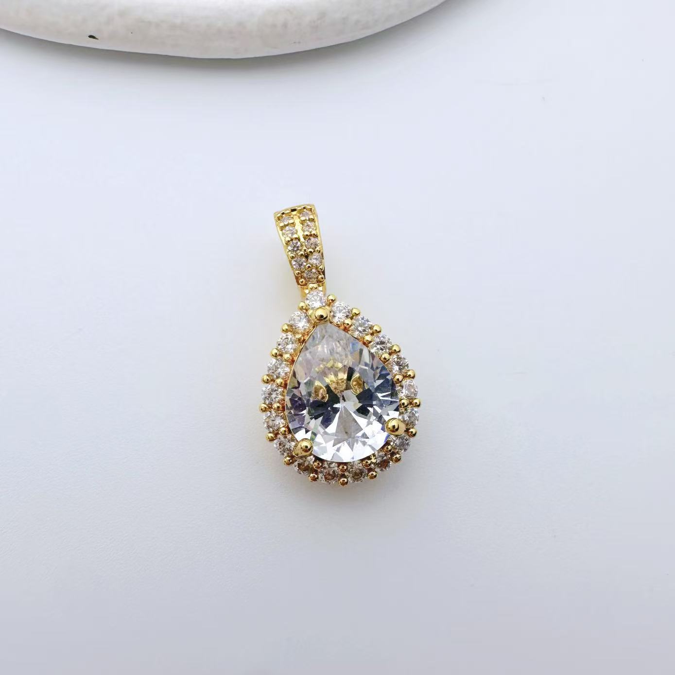 Teardrop Pendent Connection Closure/Clasp