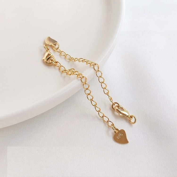 Lobster Clasp with Extended Chain-5pcs