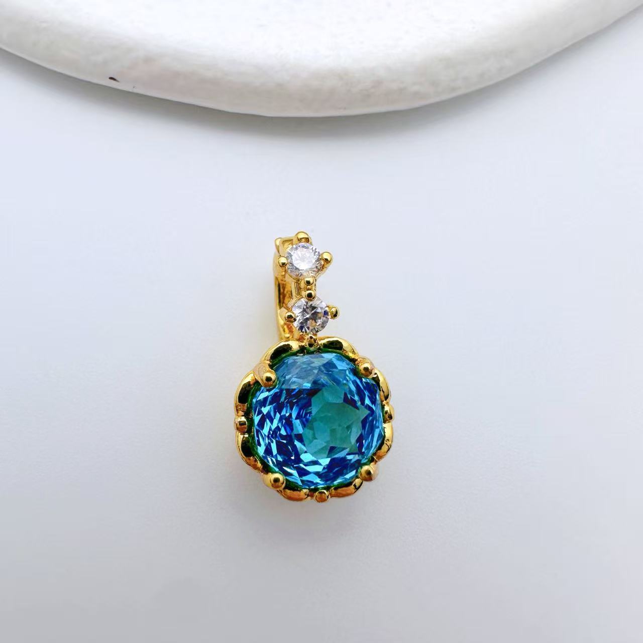 Rose Cut Zircon Connection Closure/Clasp