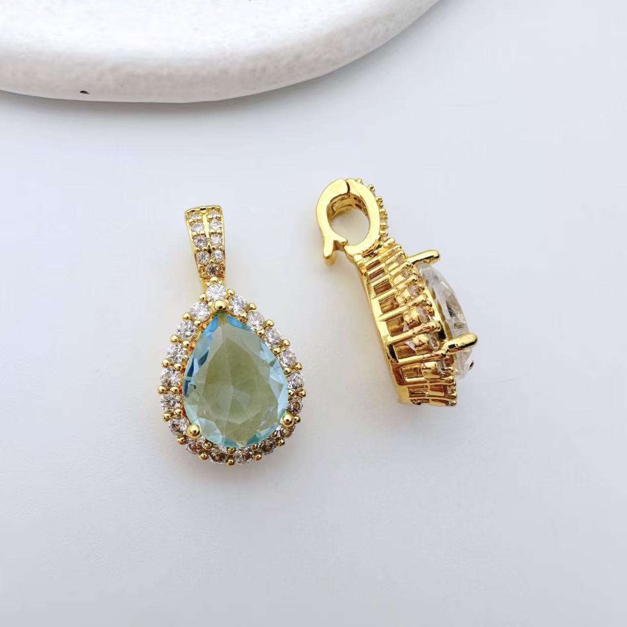 Teardrop Pendent Connection Closure/Clasp