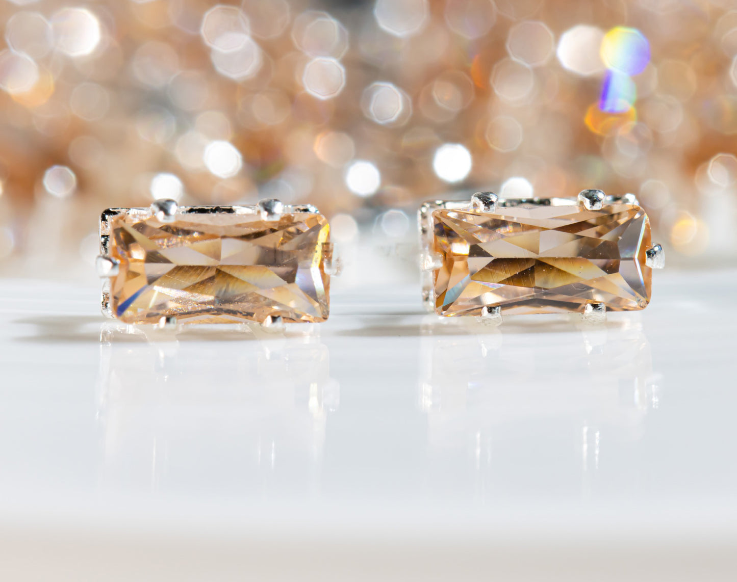 5x7mm Rectangle Zircon Beads