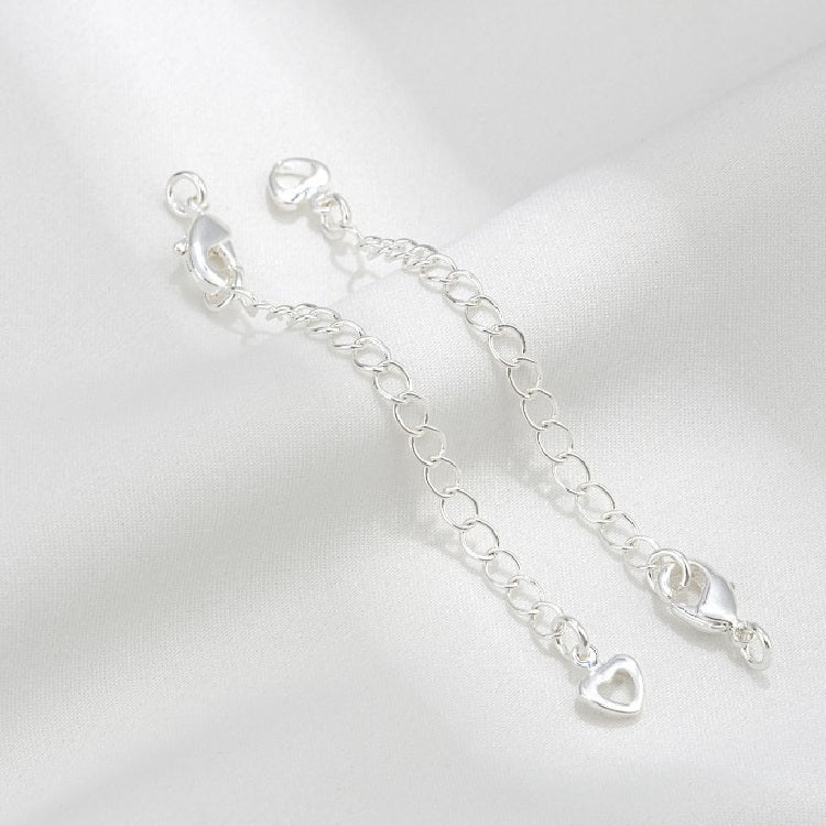 Lobster Clasp with Extended Chain-5pcs