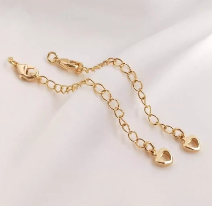 Lobster Clasp with Extended Chain-5pcs