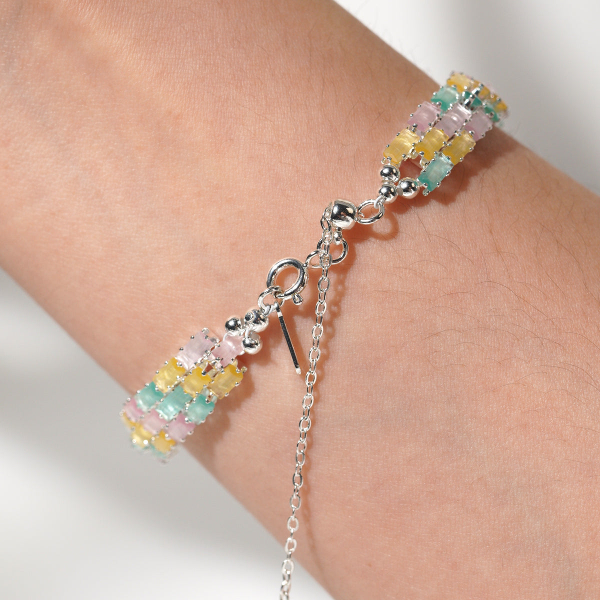 Kit 105 – Pastel Cat-Eye Wave Bracelet Making Kit
