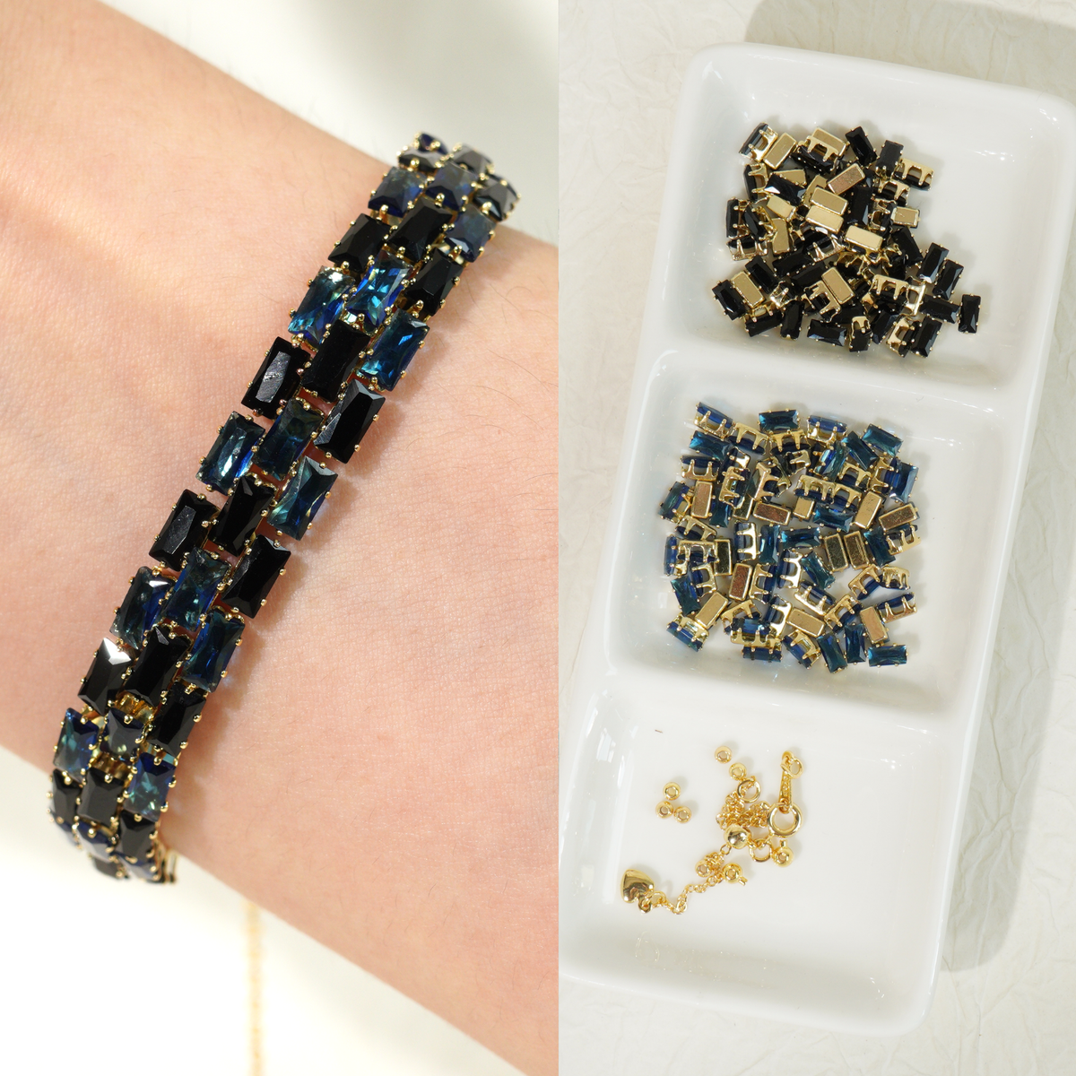 Kit 105(Gold Base)- Bracelet Making Kit