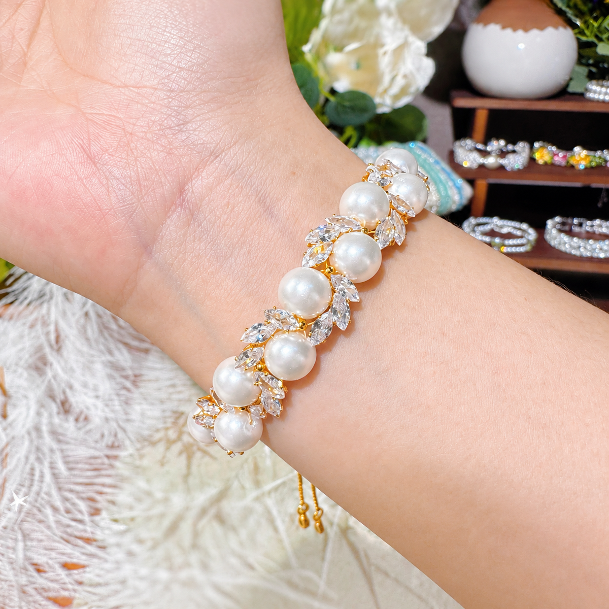 Kit 131 - Pearl & Marquise Bracelet Making Kit