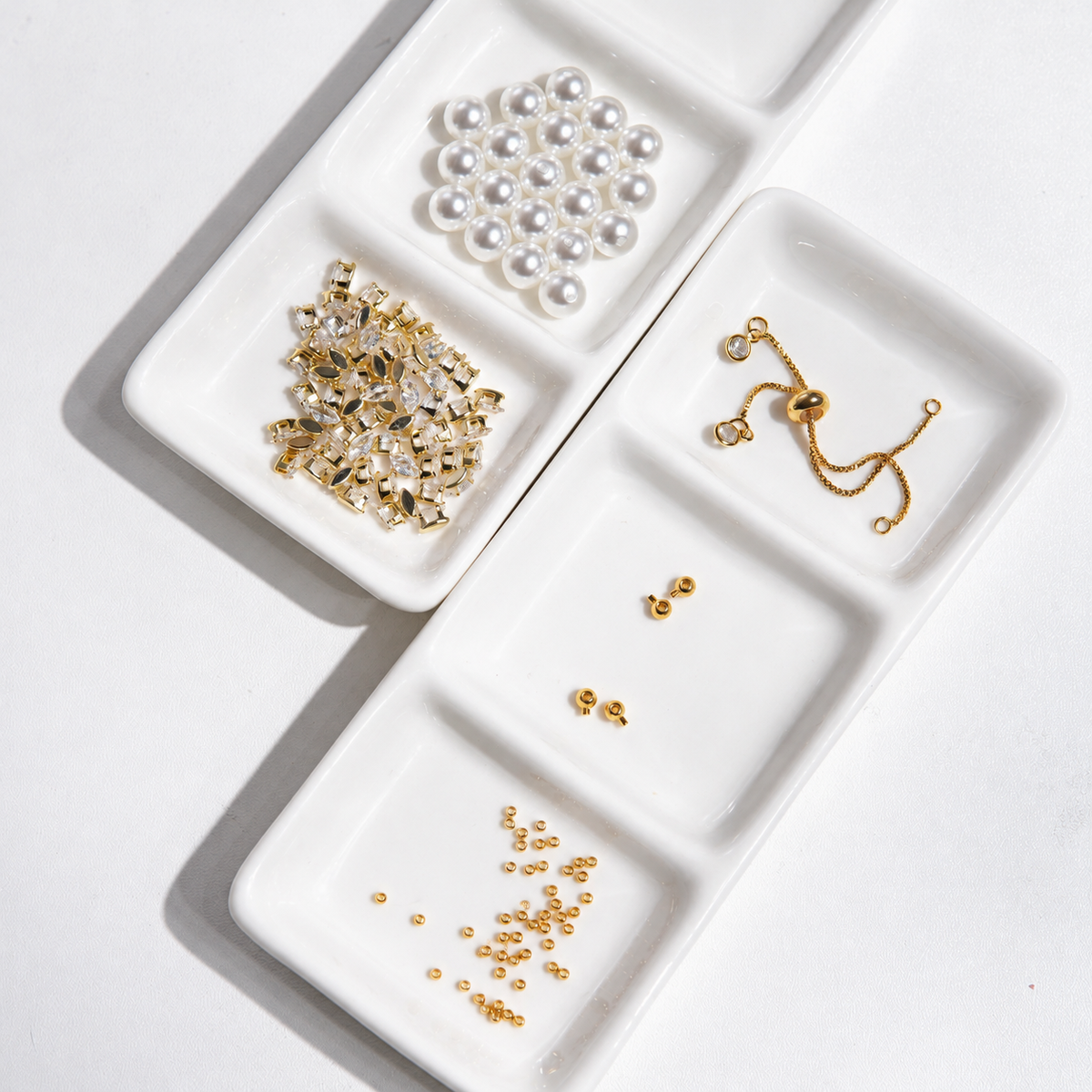 Kit 131 - Pearl & Marquise Bracelet Making Kit