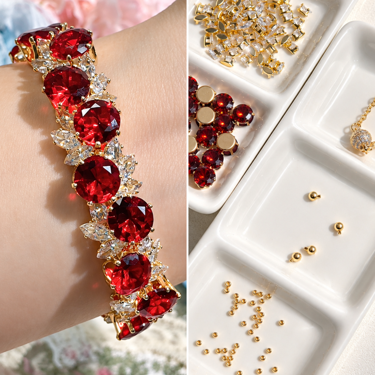 Kit 131 - Pearl & Marquise Bracelet Making Kit