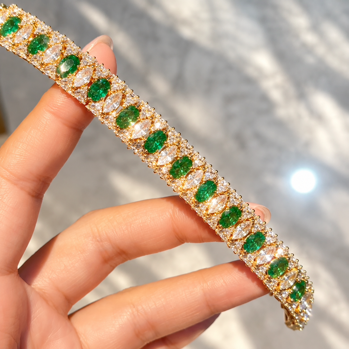 Kit 225 — Marquise & Oval CZ Bracelet Making Kit