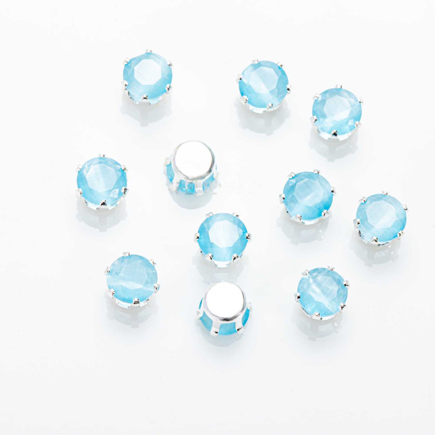 3mm Cat Eye Round Zircon Beads
