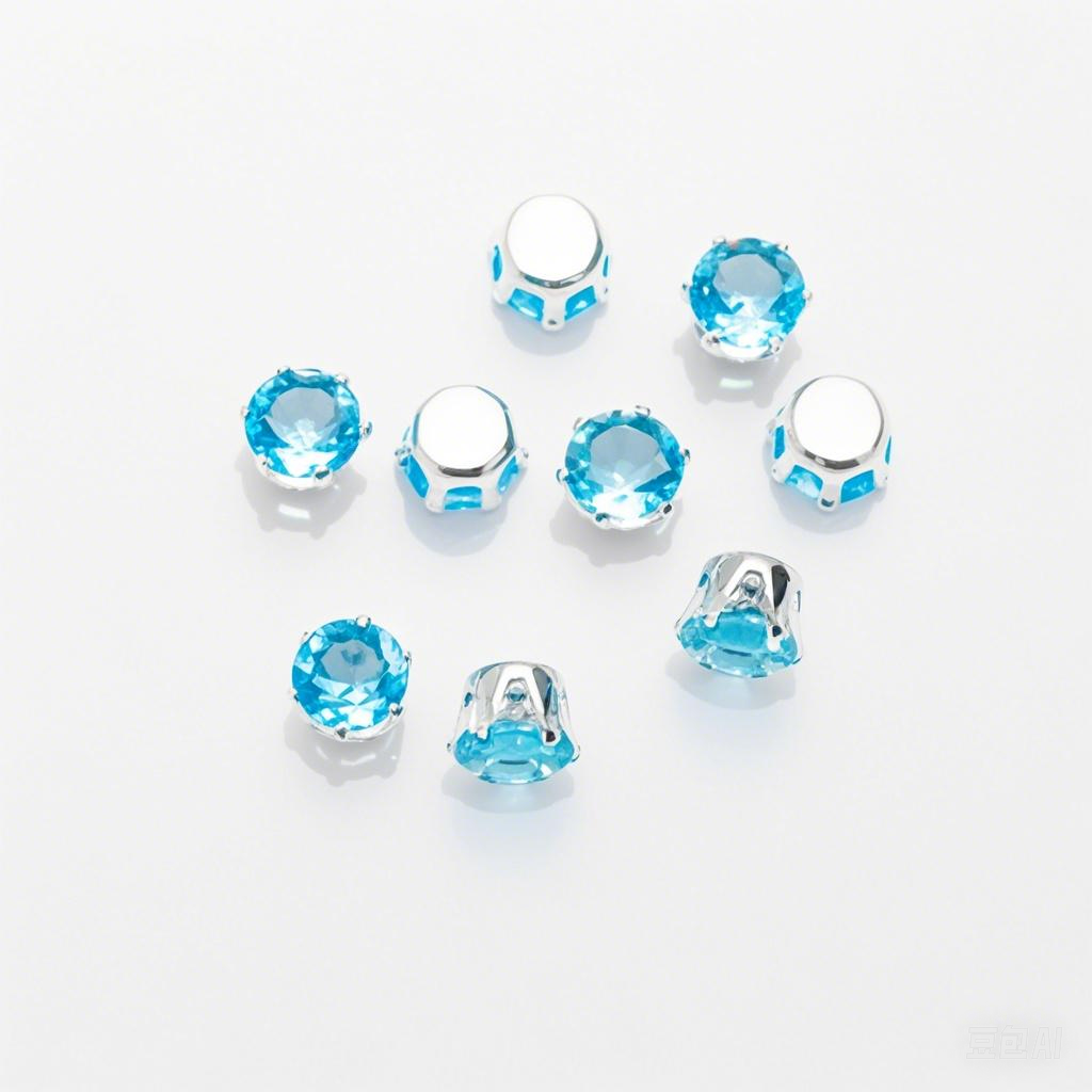 (100pcs)3MM Round Prong-Set CZ