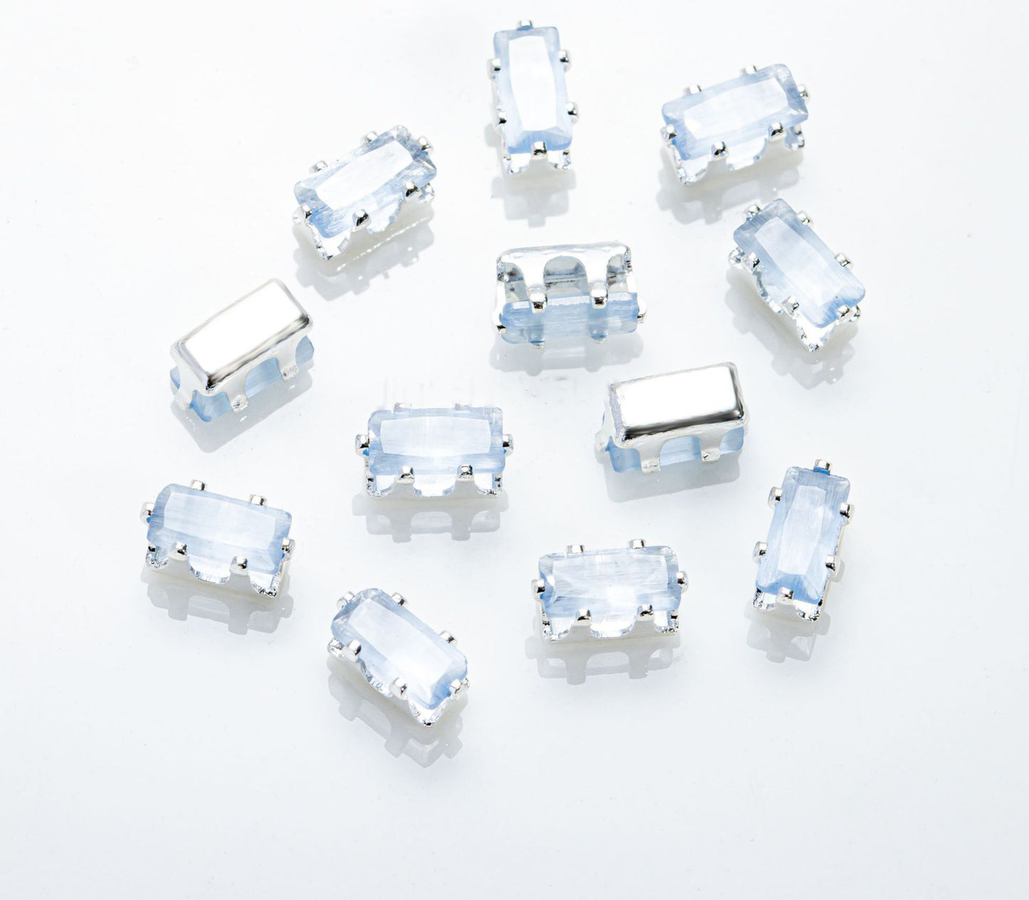 2.5x5mm Cat Eye Rectangle Zircon Beads
