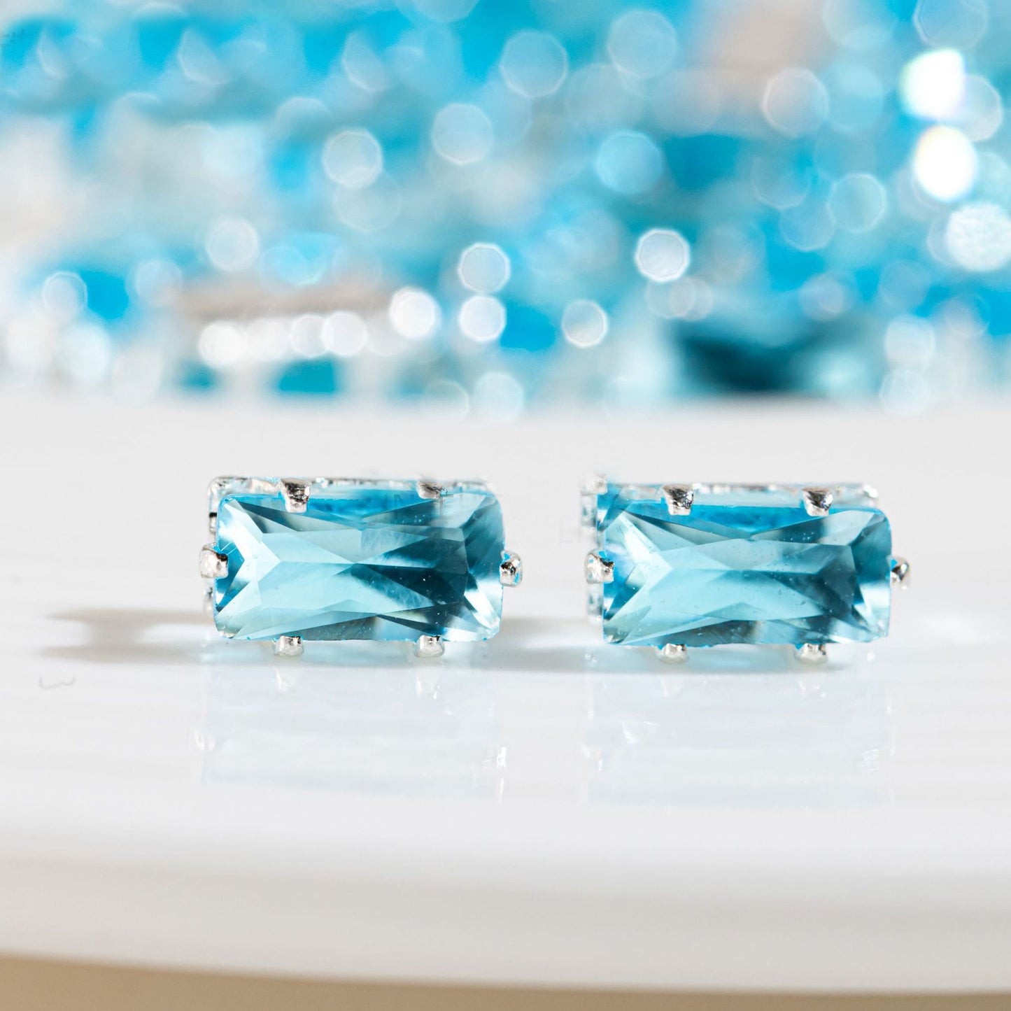 2.5x5mm Rectangle Zircon Beads