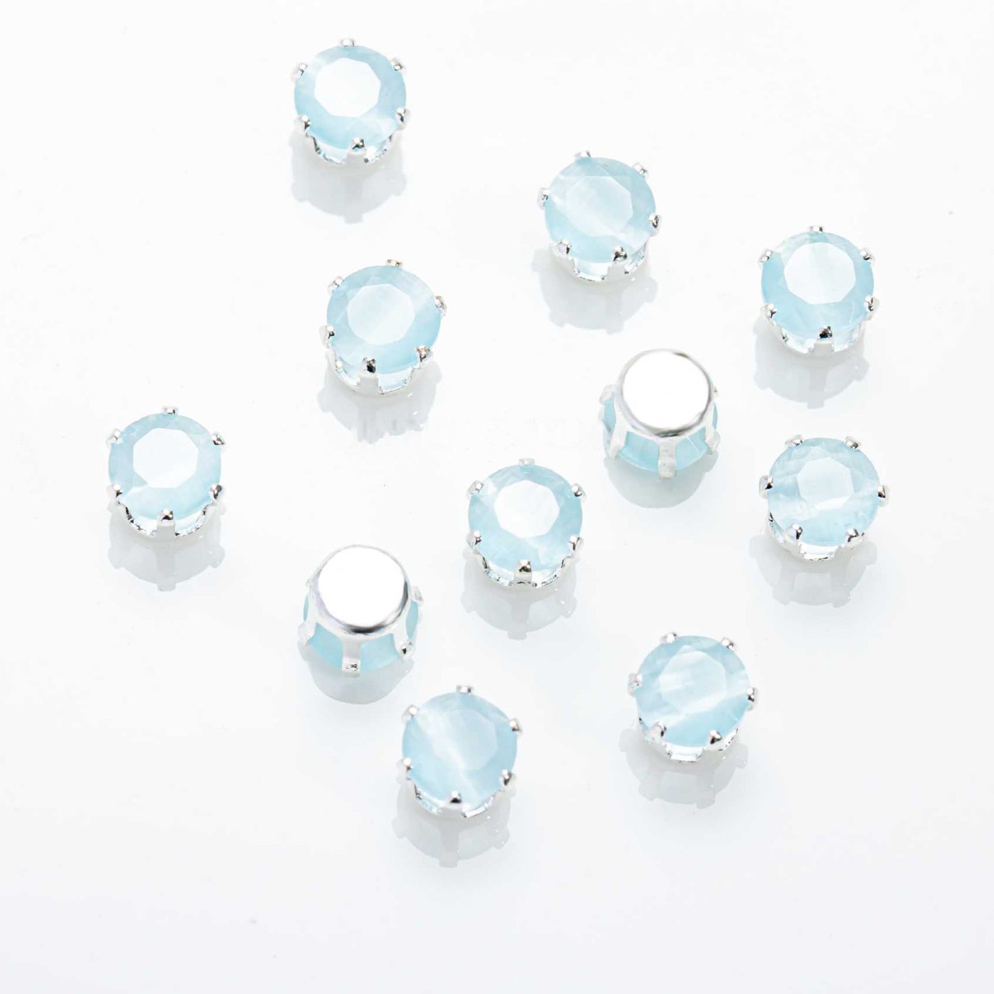 3mm Cat Eye Round Zircon Beads