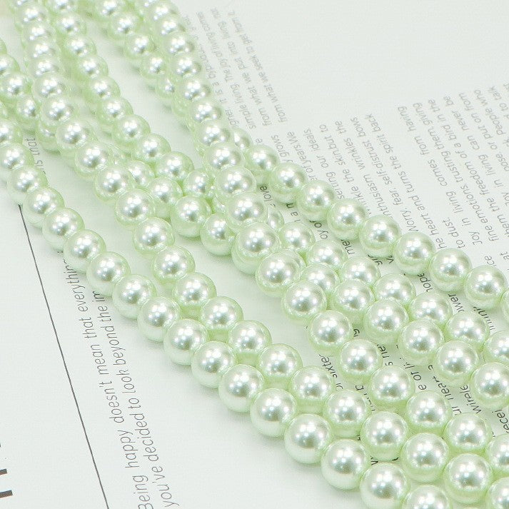 40cm Crystal Round Pearls, Full-Drilled Beads, 2-14mm, Swarovski Color