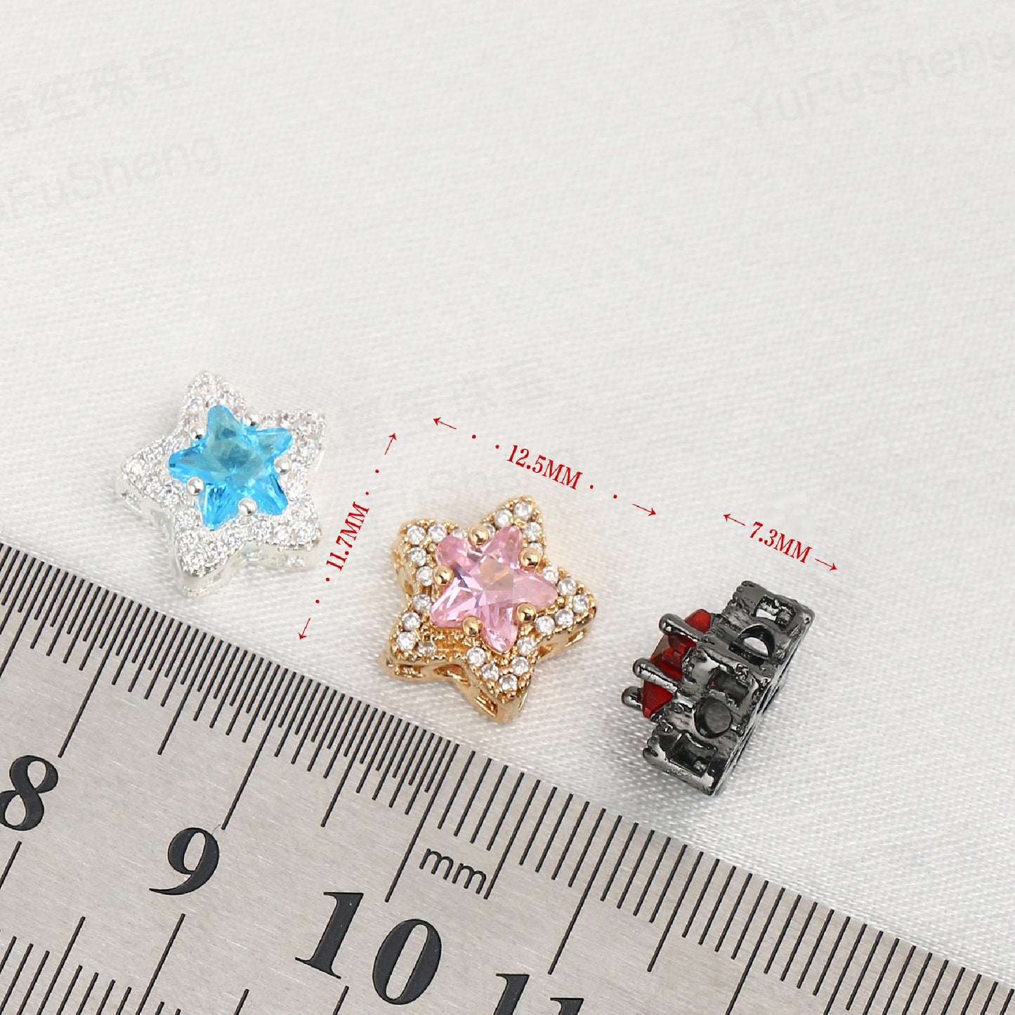 Five-pointed Star CZ Spacers