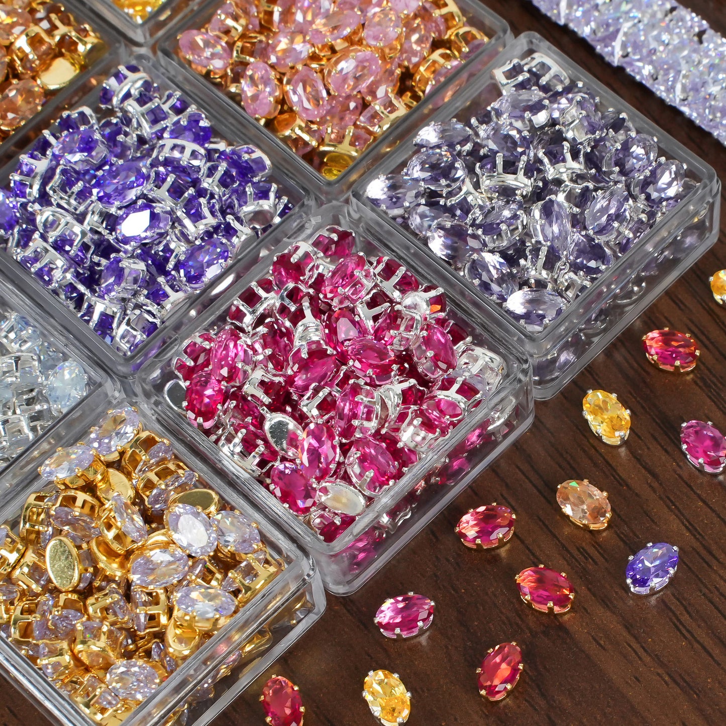 3x5mm Oval Zircon Beads