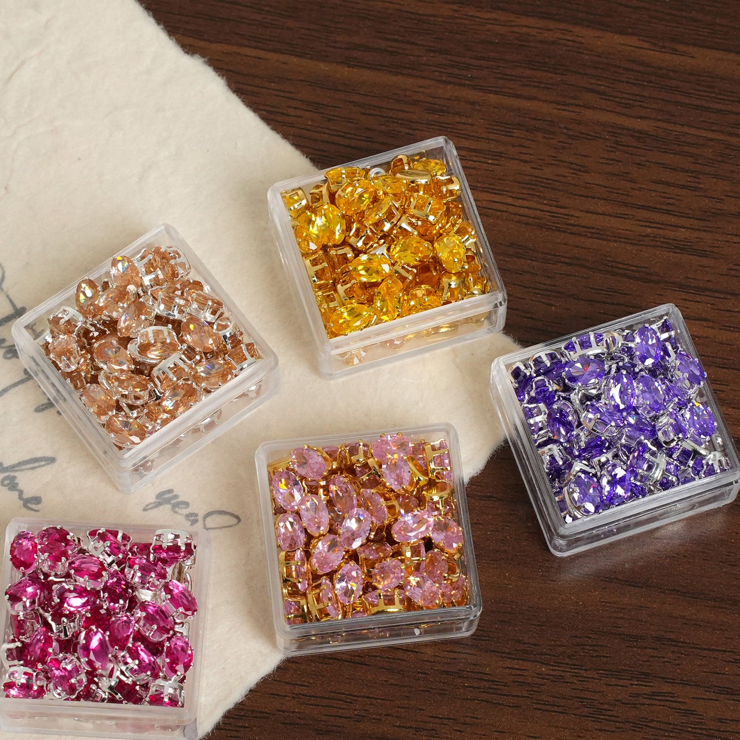 3x5mm Oval Zircon Beads