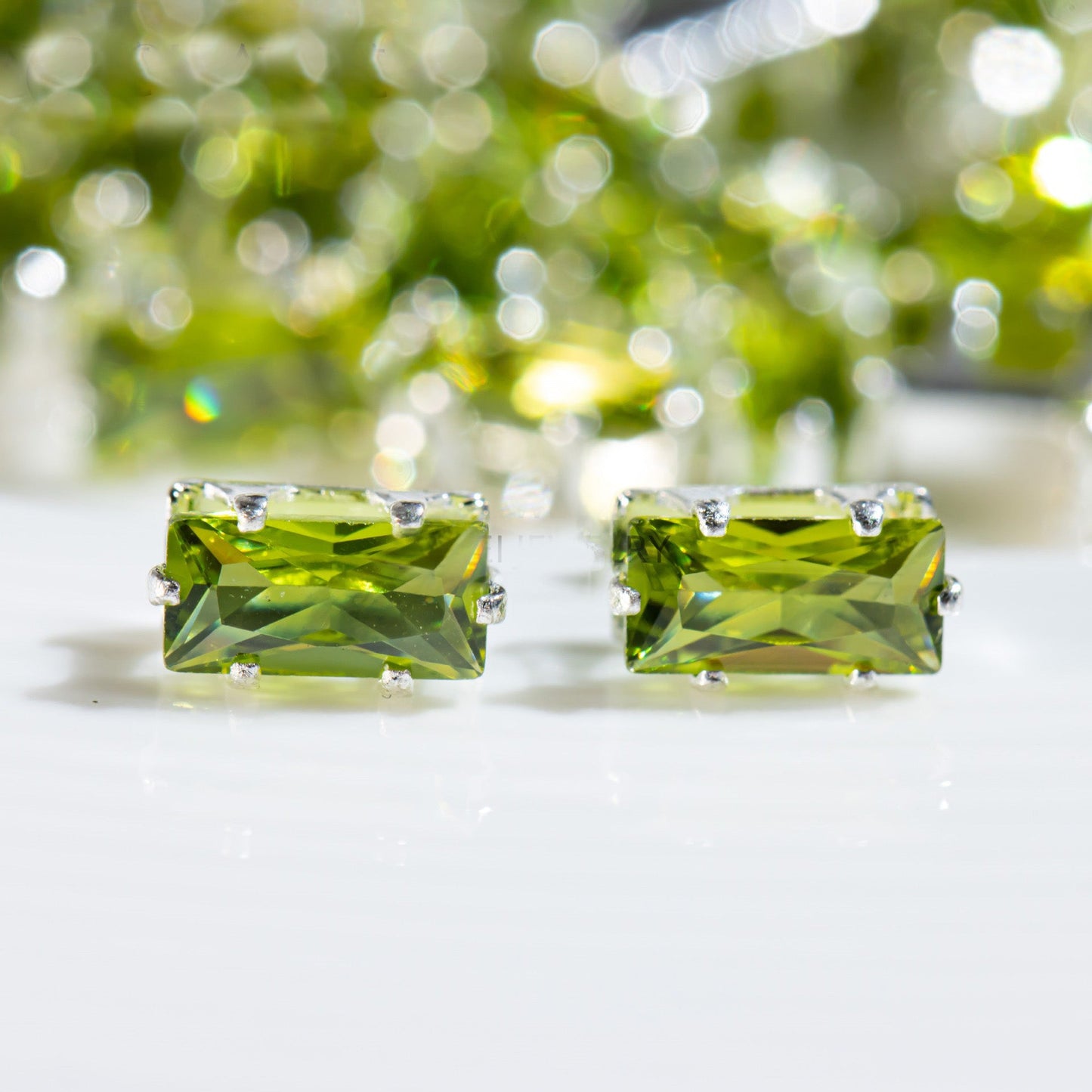 2.5x5mm Rectangle Zircon Beads