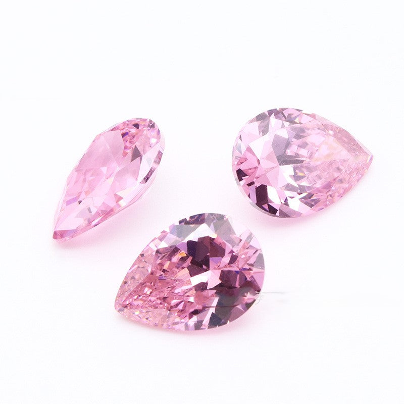 5A Pear Shape Loose CZ Stone - Bulk