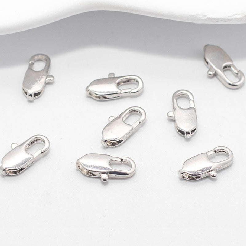 10pcs Plated Brass Lobster Clasps