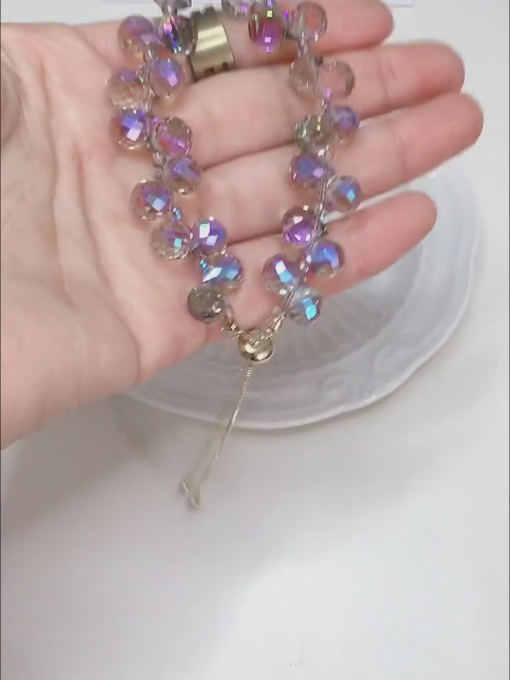 Premium 8MM Teardrop Faceted Beads - Blue Family