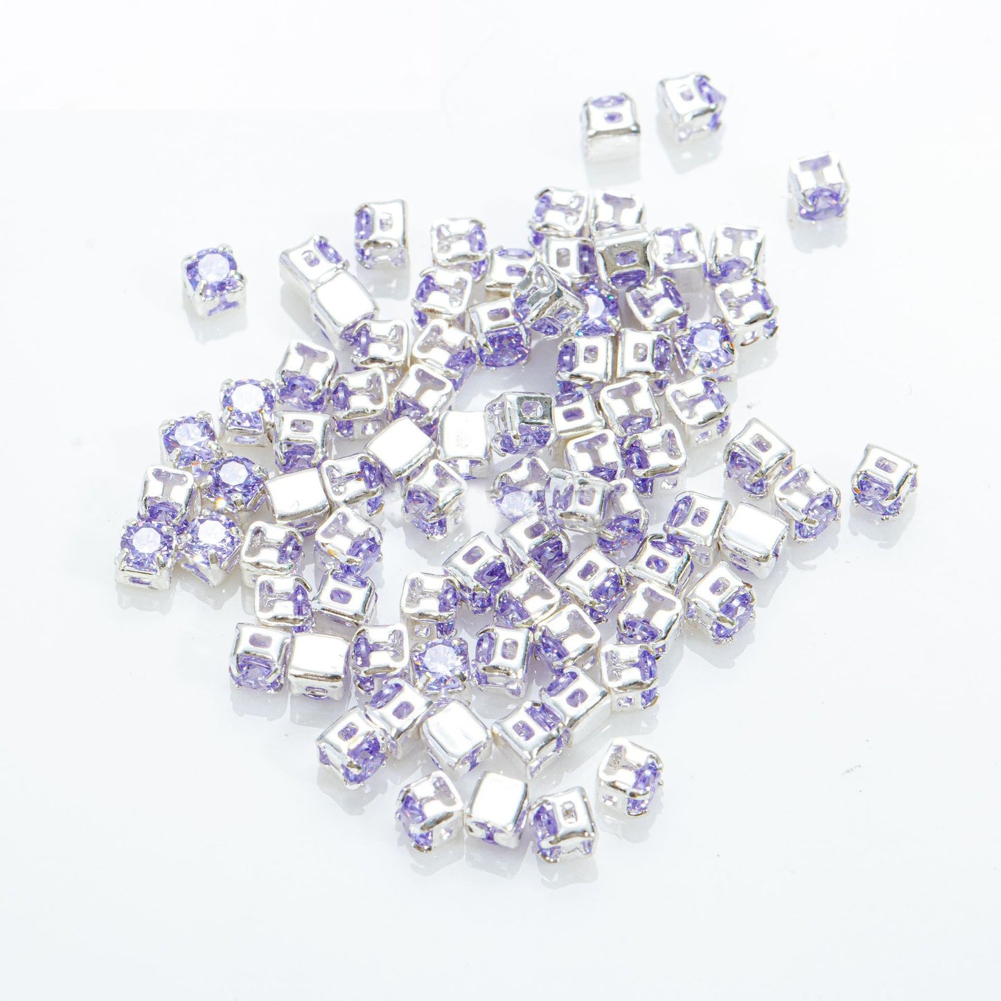 2mm Round Zircon Beads