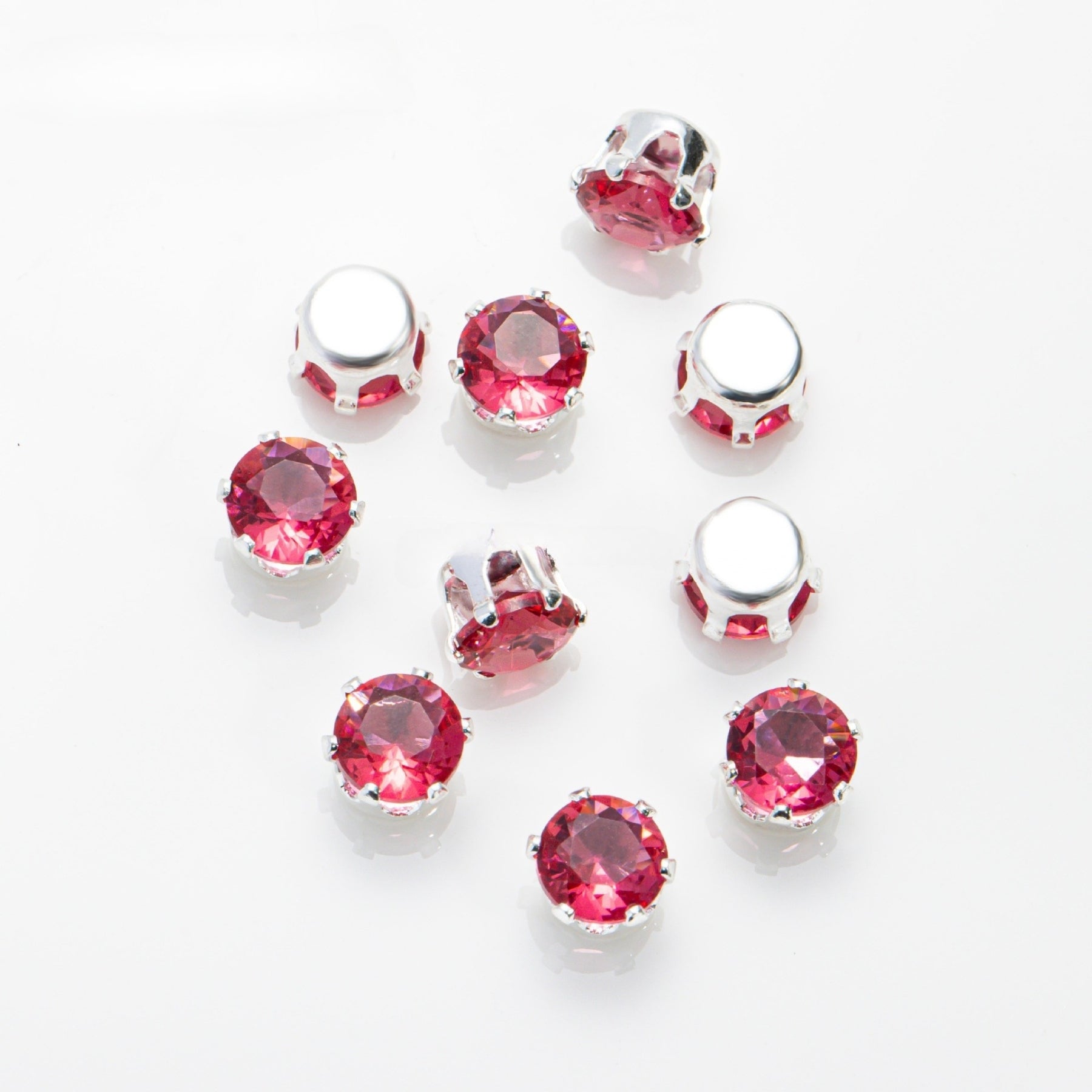 8MM Round Prong-Set CZ