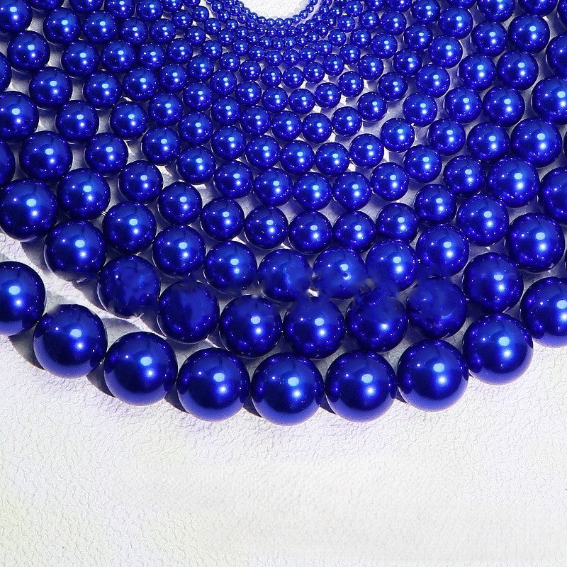 40cm Crystal Round Pearls, Full-Drilled Beads, 2-14mm, Swarovski Color