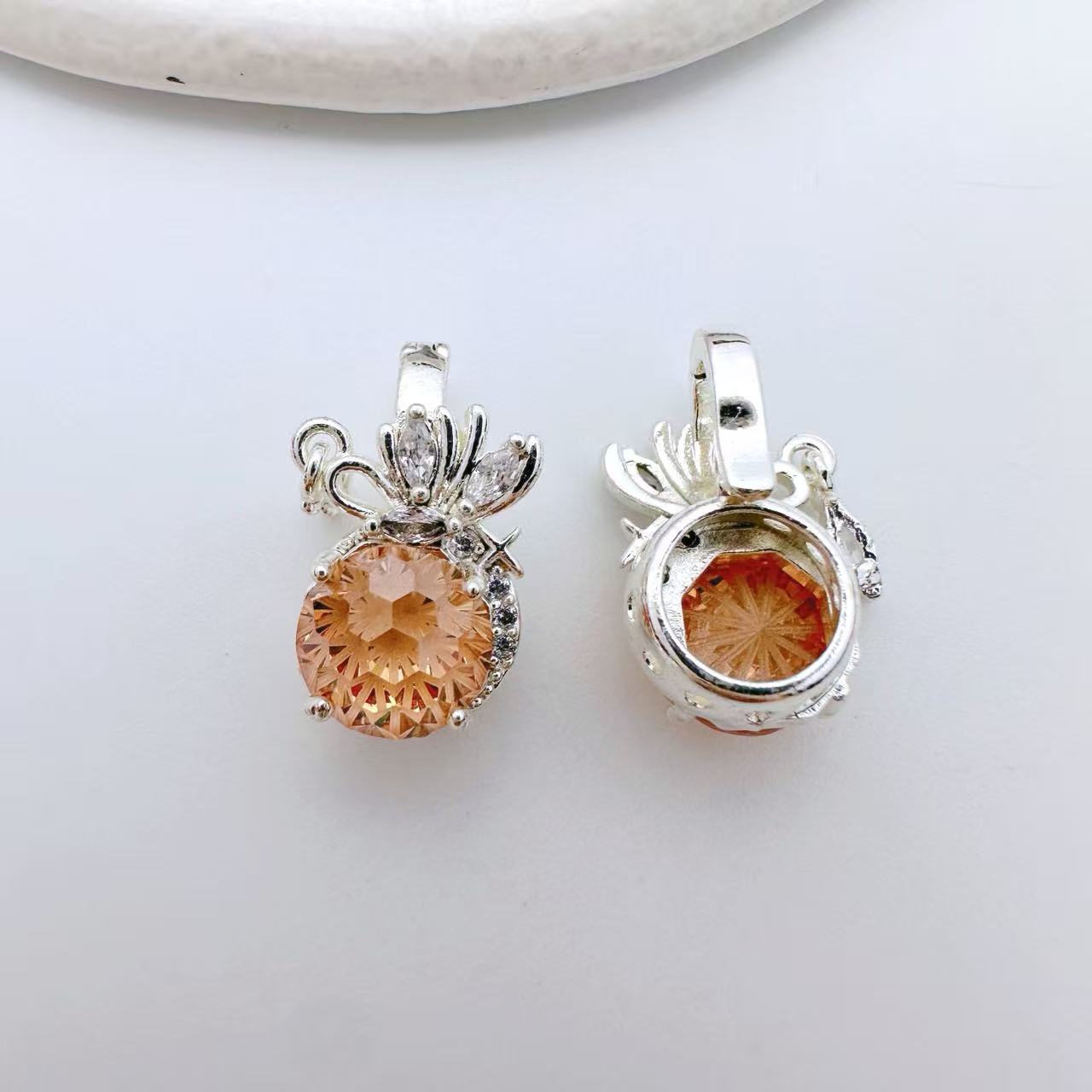 Floral Pendent Connection Closure/Clasp