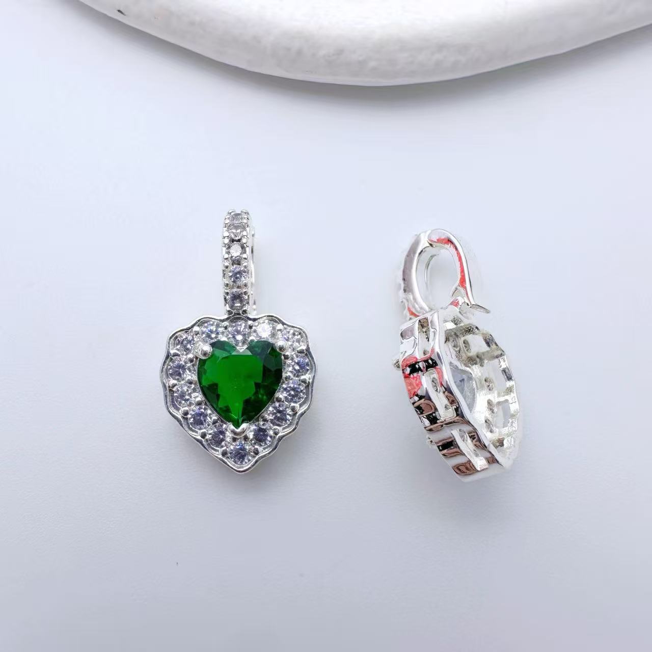 Heart Shape Pendent Connection Closure/Clasp