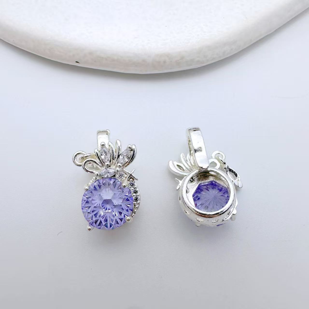 Floral Pendent Connection Closure/Clasp