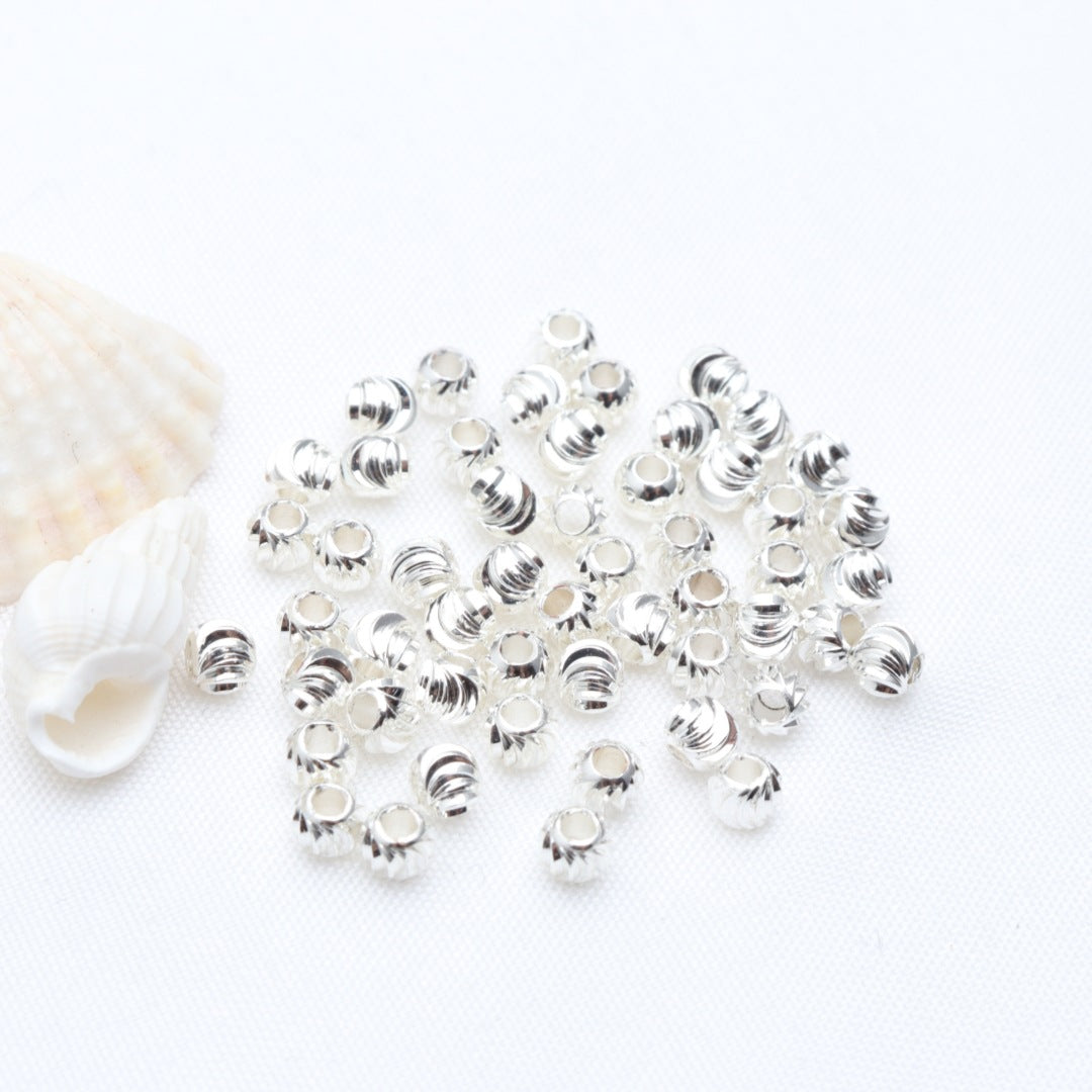 Round Pumpkin Shape Spacer Beads